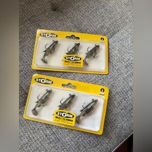 Storm Soft Plastic Fishing Lures - Yellow